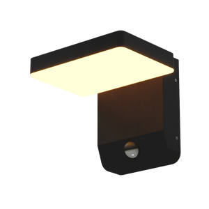 Kinkiet elewacyjny z czujnikiem ruchu LADIS LED 20W 984LM 3000K czarny IP65