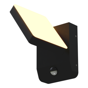 Kinkiet elewacyjny z czujnikiem ruchu LADIS LED 20W 984LM 3000K czarny IP65