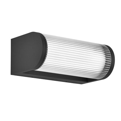 Czarna lampa elewacyjna LED — eleganckie oświetlenie ogrodu, tarasu i wejścia do domu