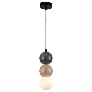 Lampa wisząca z malachitem G9 — 150 cm, dekoracyjna oprawa do salonu i jadalni