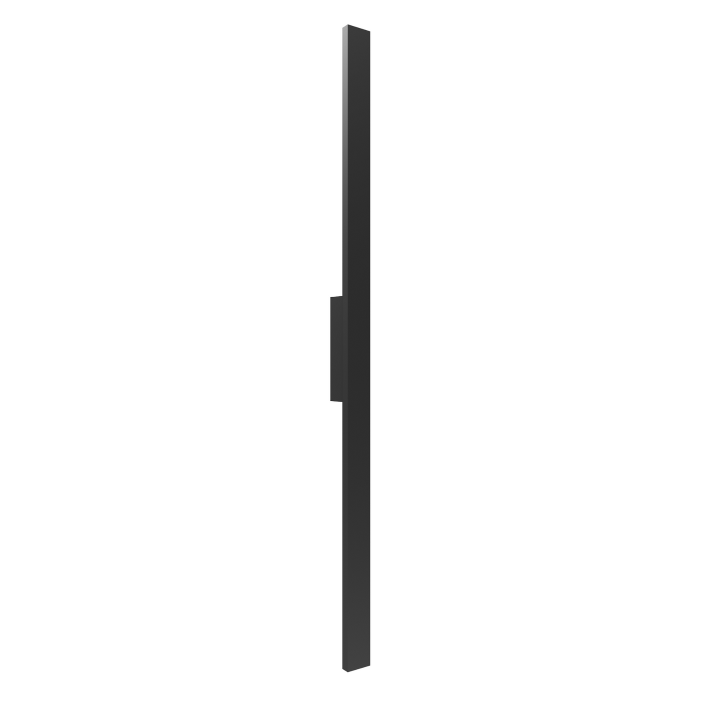 Czarny kinkiet elewacyjny LED 120 cm — podłużna oprawa 20W do nowoczesnej fasady