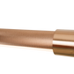 Lampa wisząca LED miedź szczotkowana — 12W, 100 cm aluminium i silikon do salonu