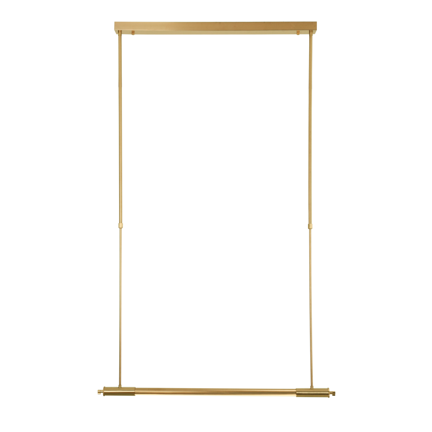 Złota lampa wisząca LED z silikonu i aluminium — 12W, 100 cm do salonu i jadalni
