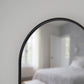Lustro Solo Black owalne w czarnej ramie aluminiowej