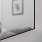 Lustro Garda Black w czarnej ramie aluminiowej