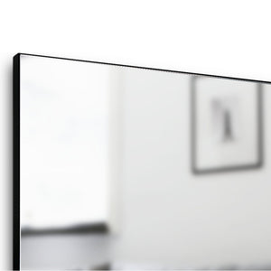Lustro Garda Black w czarnej ramie aluminiowej