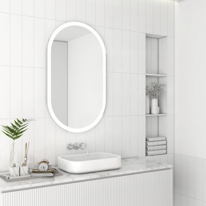 Lustro Pretty z oświetleniem LED 60×100 cm