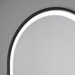Lustro Korfu Black z oświetleniem LED 40×80 cm