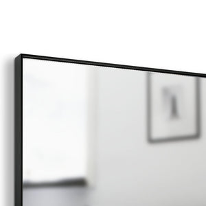 Lustro Classic Black w czarnej ramie aluminiowej 60×80 cm