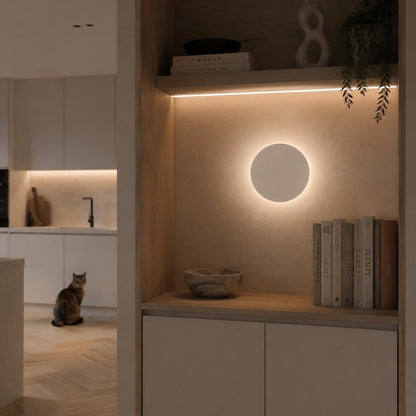 Lampa ścienna NYX - LED okrągła, metalowa