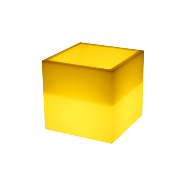 Lampa ogrodowa donica FLOWER CUBE LED RGBW 16 kolorów 40 cm