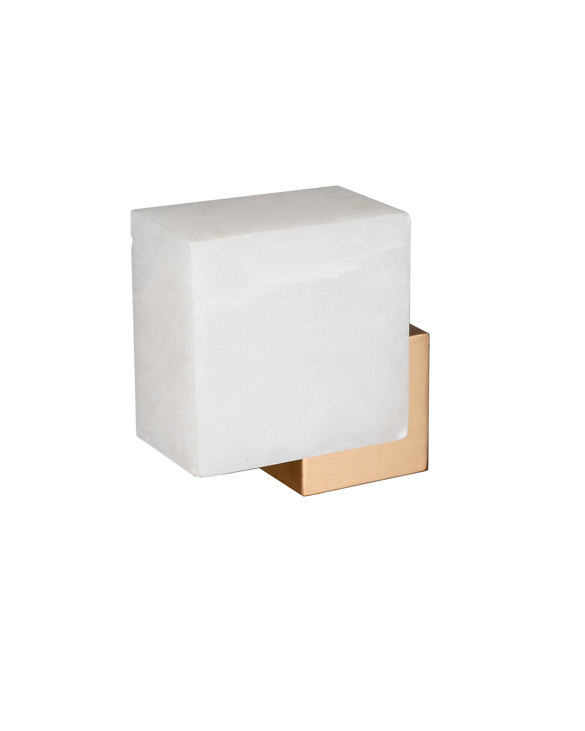 Lampa ścienna CUBO LED złota 18 cm