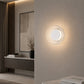 Lampa ścienna DONUT 18 – LED, szkło transparentne, biały środek