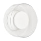 Lampa ścienna DONUT 18 – LED, szkło transparentne, biały środek