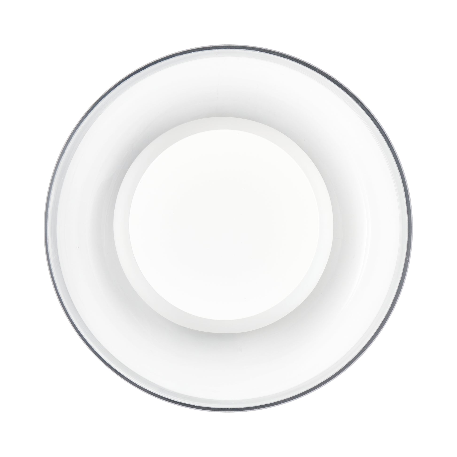 Lampa ścienna DONUT 18 – LED, szkło transparentne, biały środek