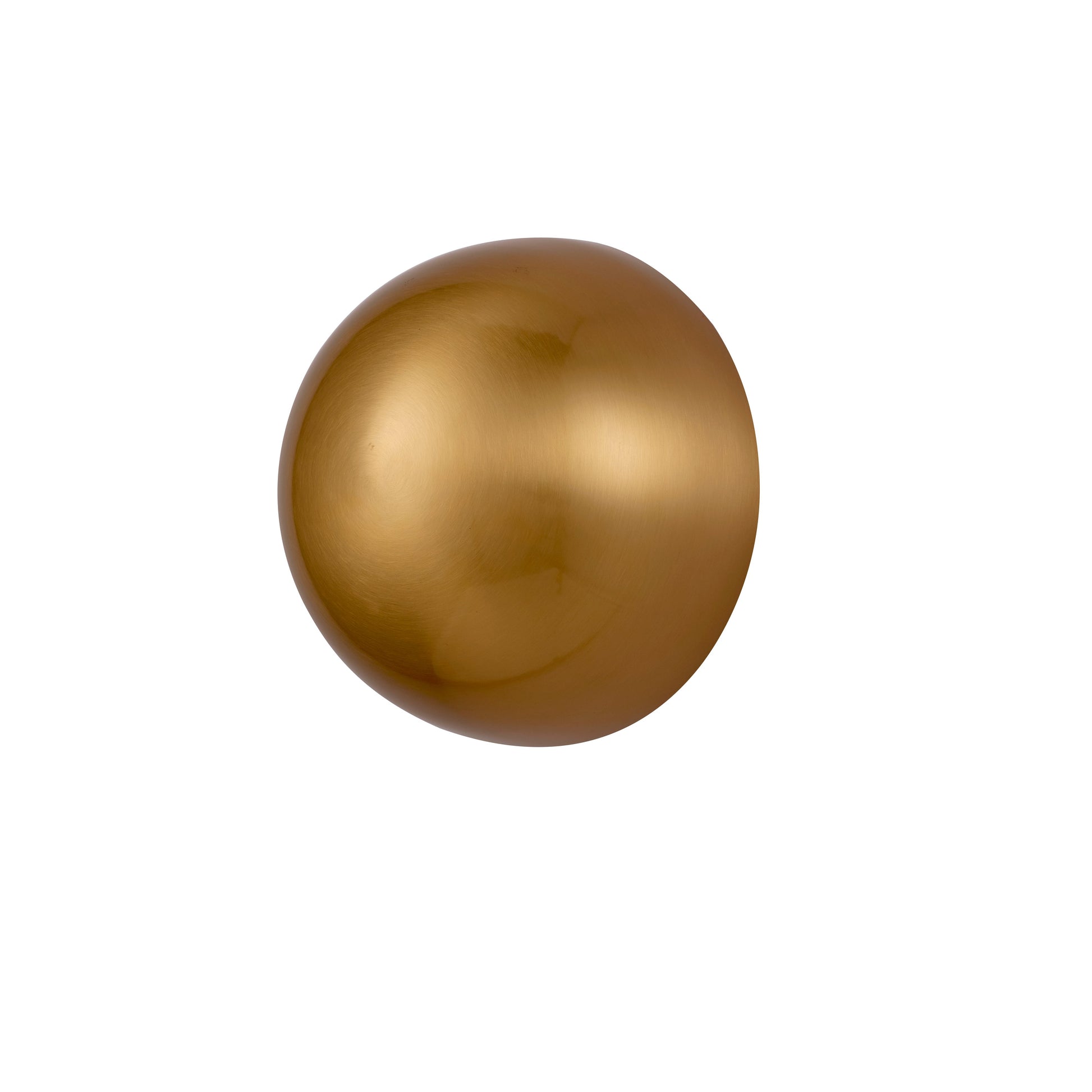 Lampa ścienna BUTTON, 16 cm - LED, złoty, półkulisty