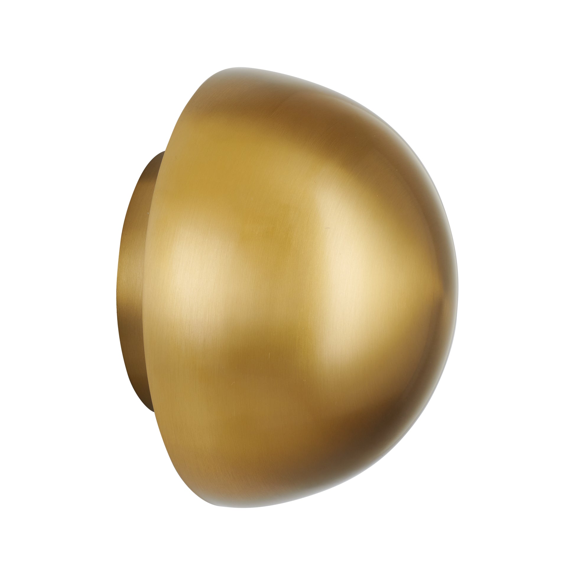 Lampa ścienna BUTTON, 16 cm - LED, złoty, półkulisty