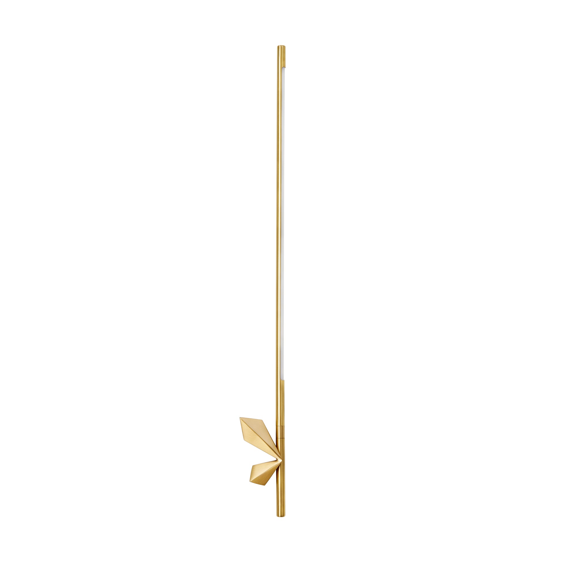 Lampa ścienna LED FLORENCE złota 86 cm - nowoczesny kinkiet dekoracyjny