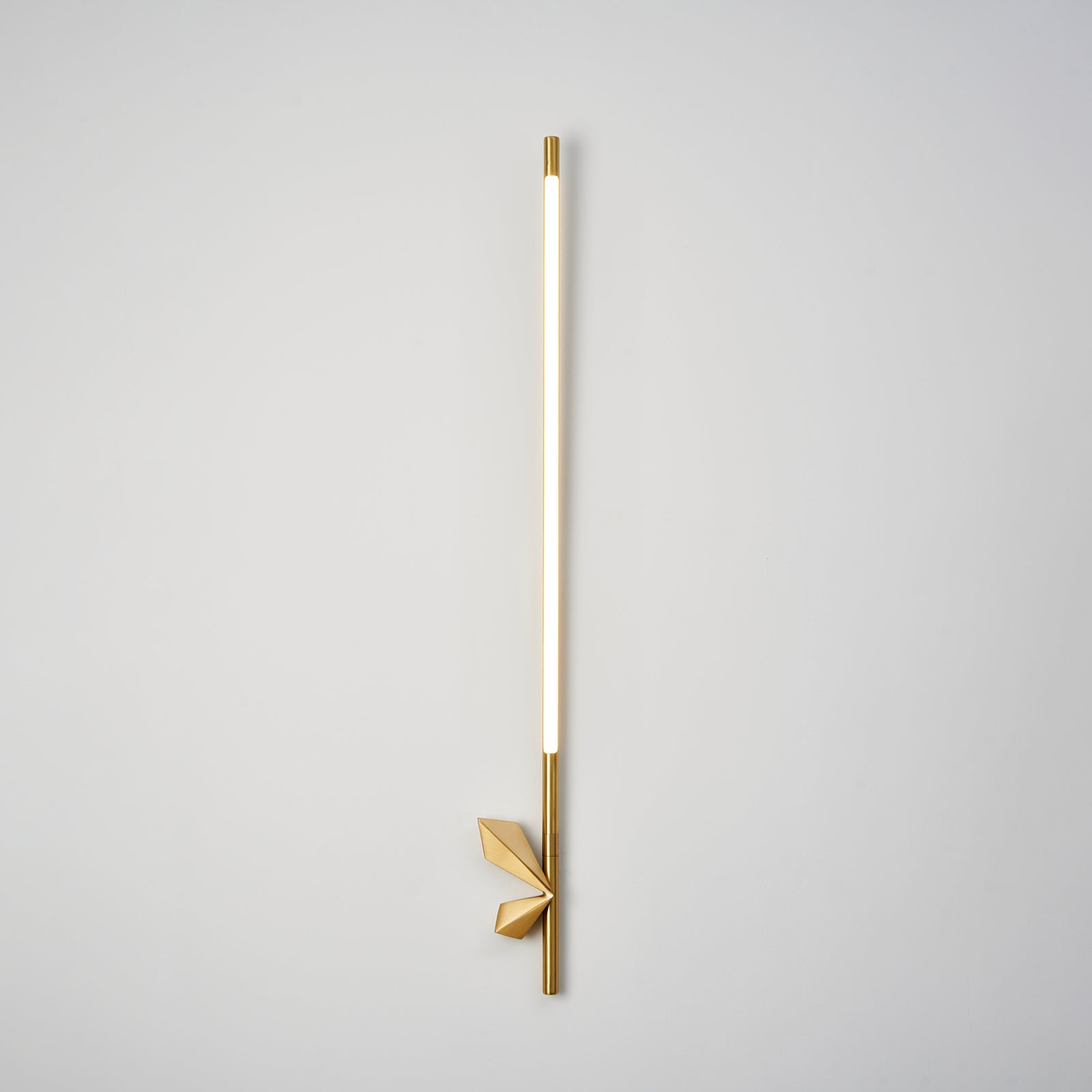 Lampa ścienna LED FLORENCE złota 86 cm - nowoczesny kinkiet dekoracyjny