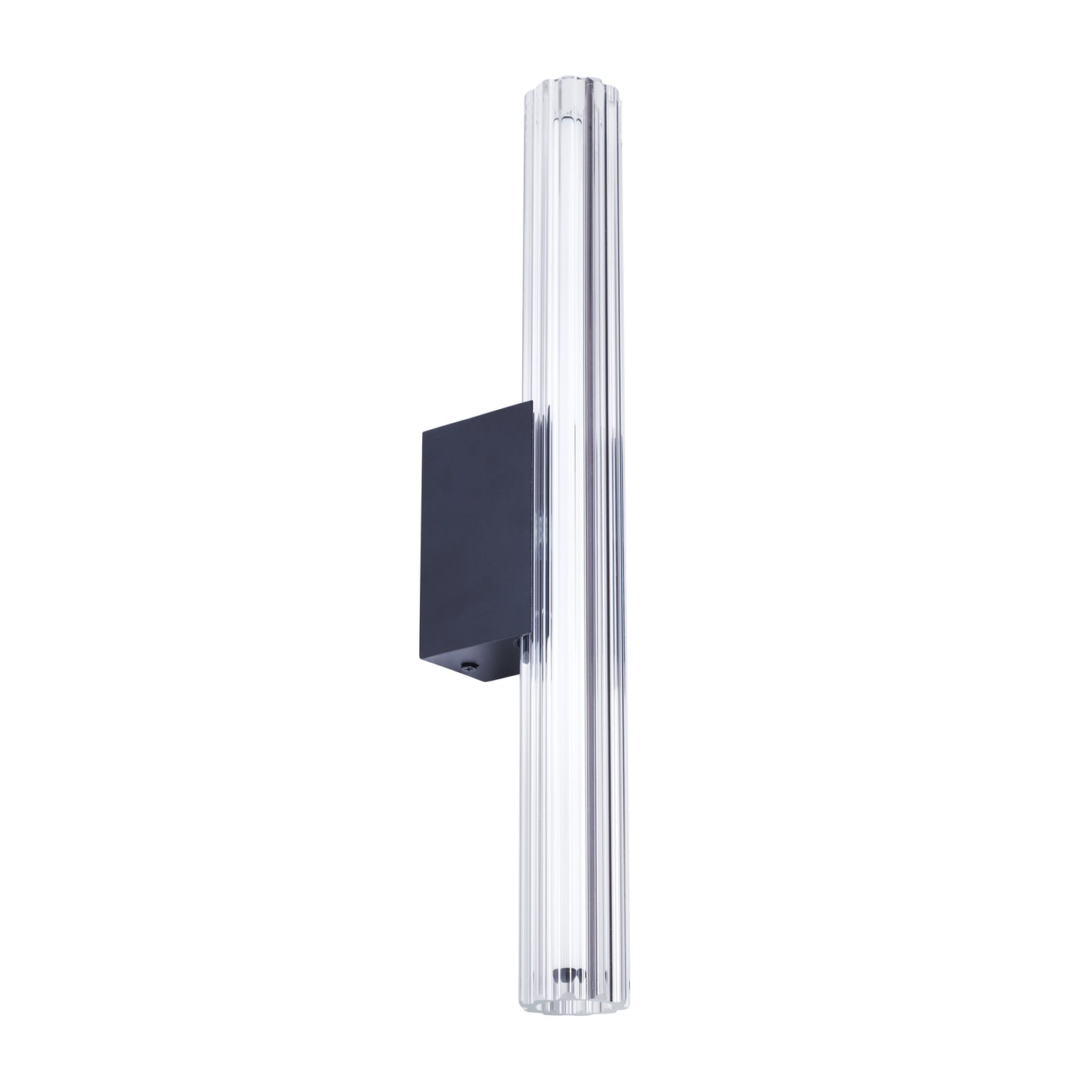 Lampa ścienna VERTI 40 cm -LED, transparentna tuba