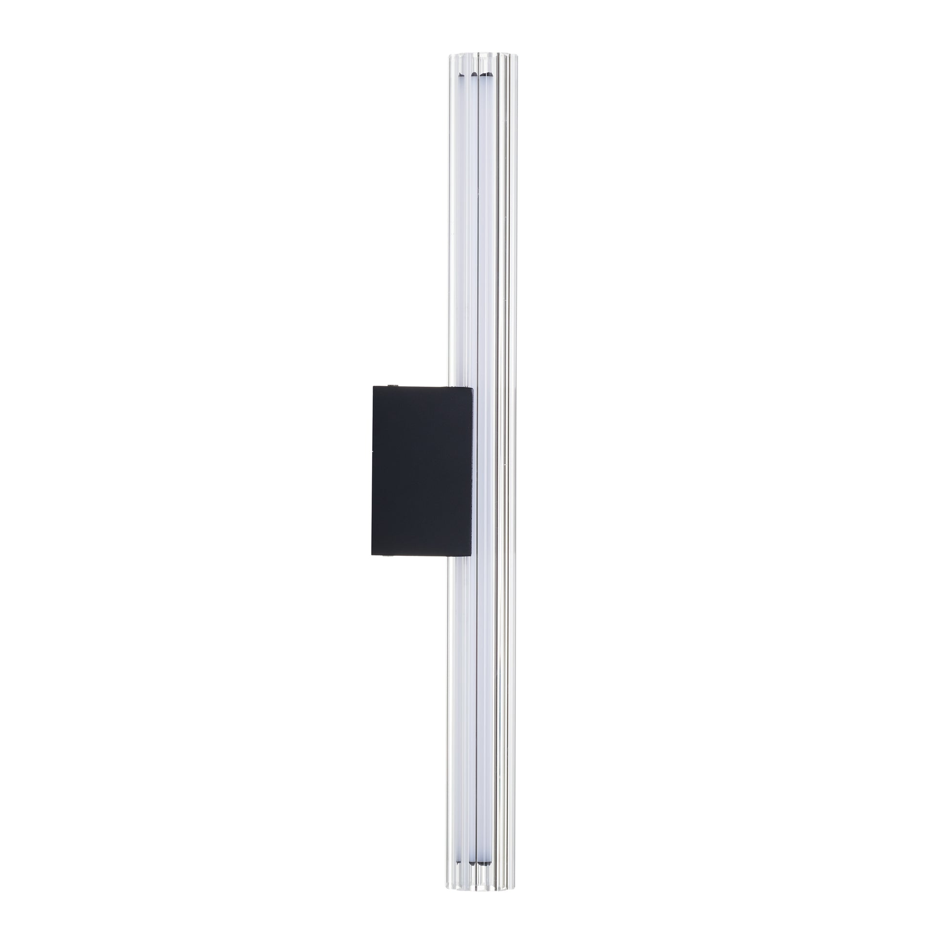 Lampa ścienna VERTI 40 cm -LED, transparentna tuba