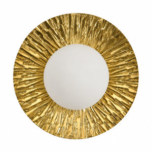 Lampa ścienna SUN S złota 20 cm