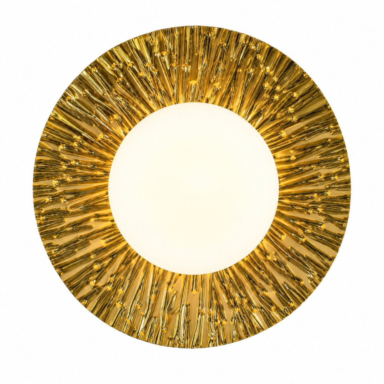 Lampa ścienna SUN S złota 20 cm
