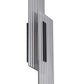Lampa ścienna NOIR LED, kinkiet czarny ryflowany dwustronny