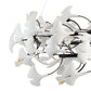 Lampa wisząca BOTANIKA 150 cm - czarna, G9, regulowana, designerska