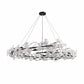 Lampa wisząca BOTANIKA 150 cm - czarna, G9, regulowana, designerska