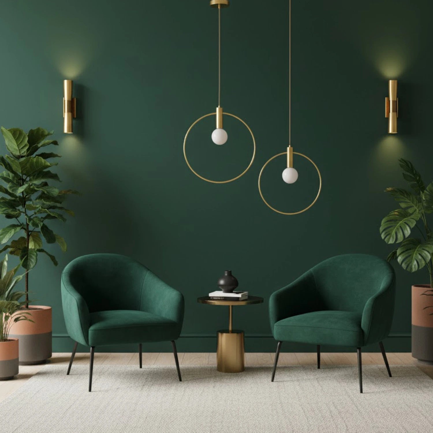 Lampa wisząca BELLA 25 - złoty ring