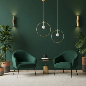 Lampa wisząca BELLA 25 - złoty ring