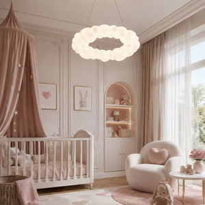 Lampa wisząca CLOUD 50 cm- akrylowa, w kształcie chmurki 4000K