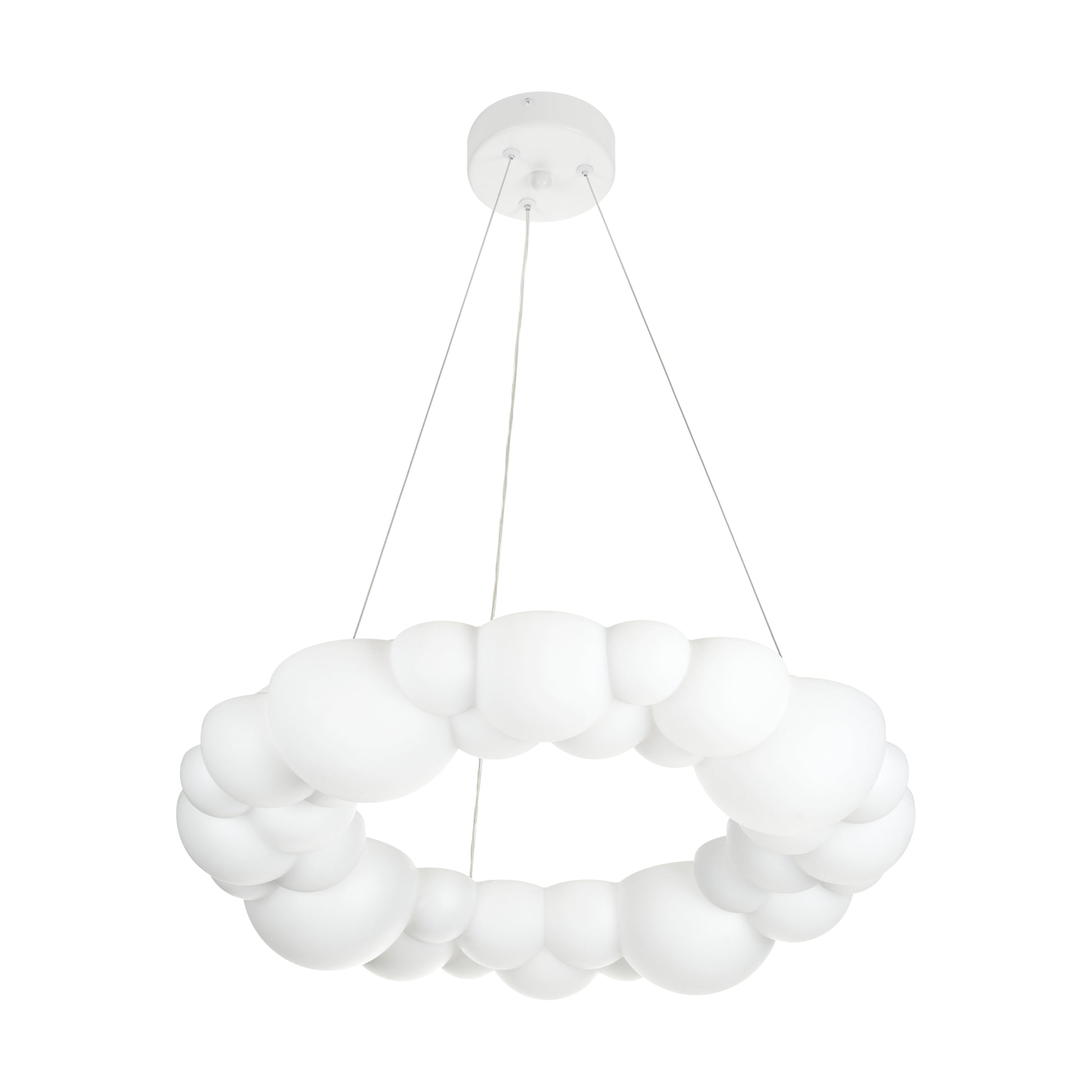 Lampa wisząca CLOUD 50 cm- akrylowa, w kształcie chmurki 4000K