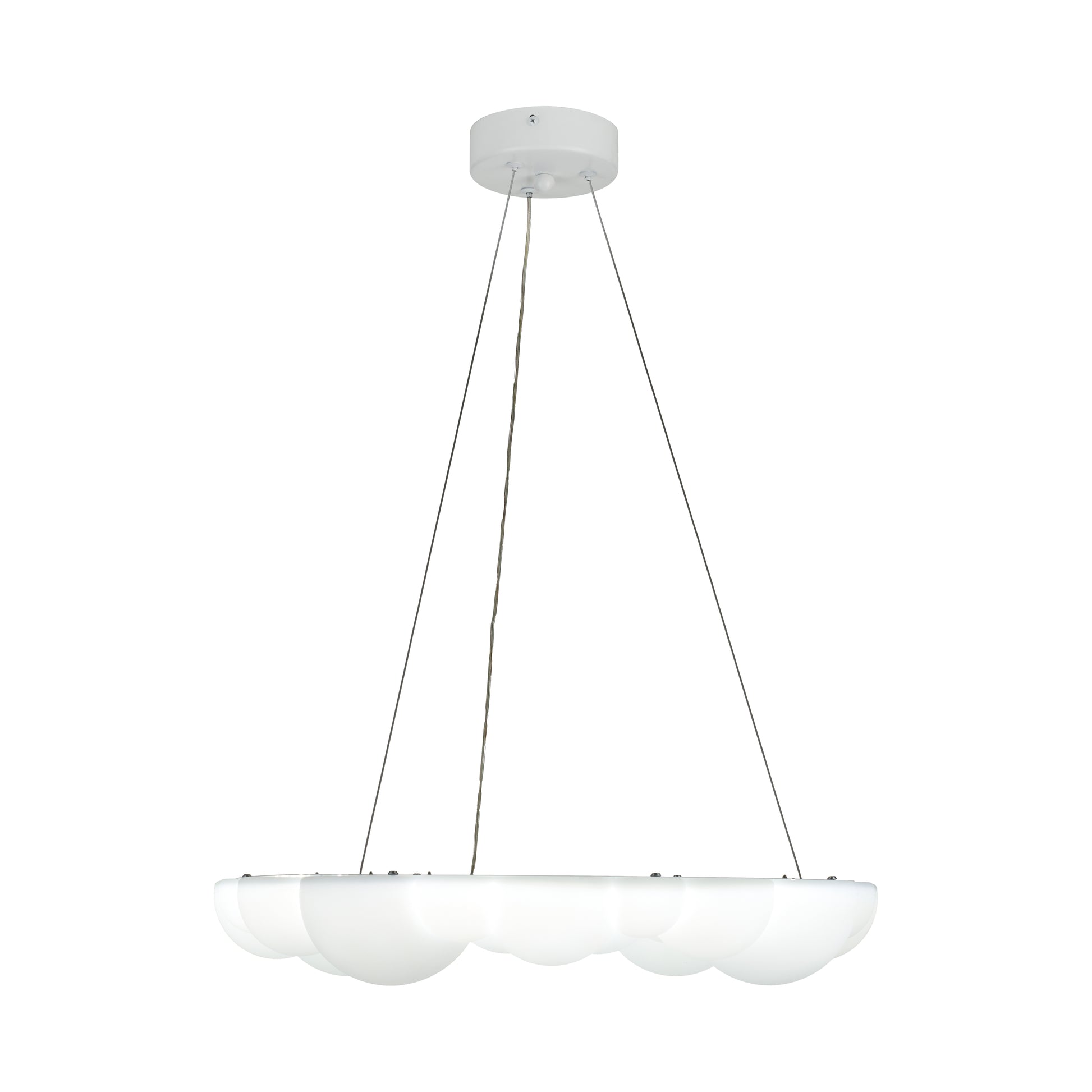 Lampa wisząca CLOUD 50 cm- akrylowa, w kształcie chmurki 4000K