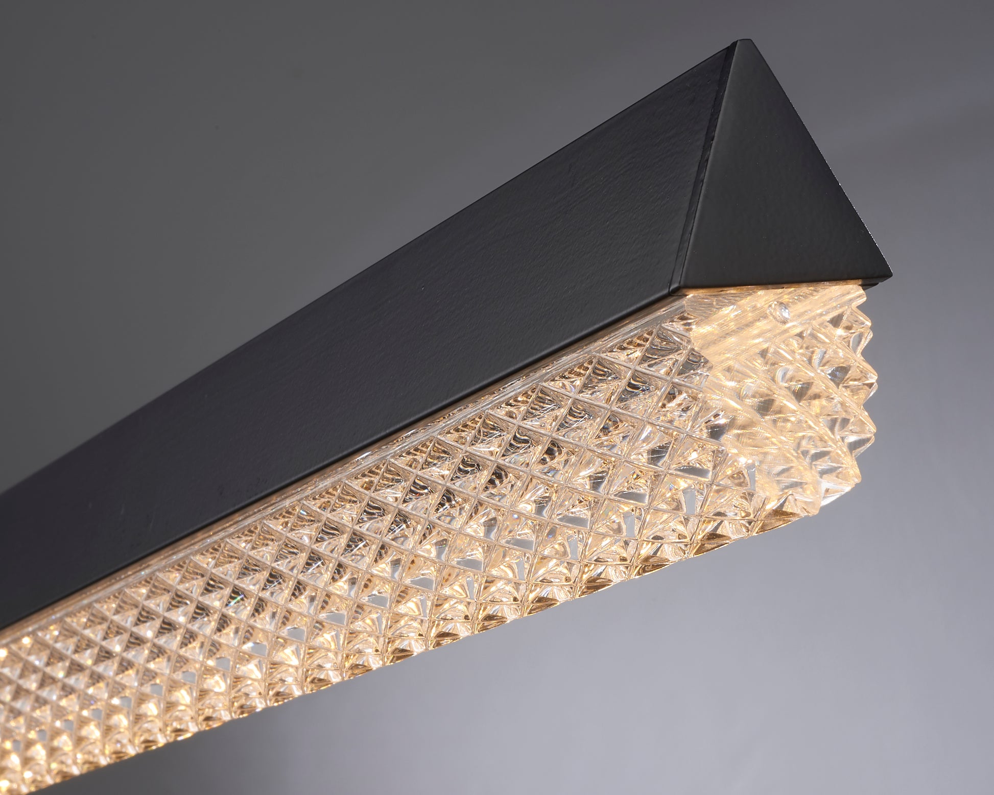 Lampa wisząca ANABELLA  120 cm -LED, czarna nowoczesna do salonu, jadalni i biura