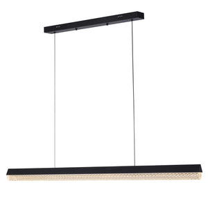 Lampa wisząca ANABELLA  120 cm -LED, czarna nowoczesna do salonu, jadalni i biura