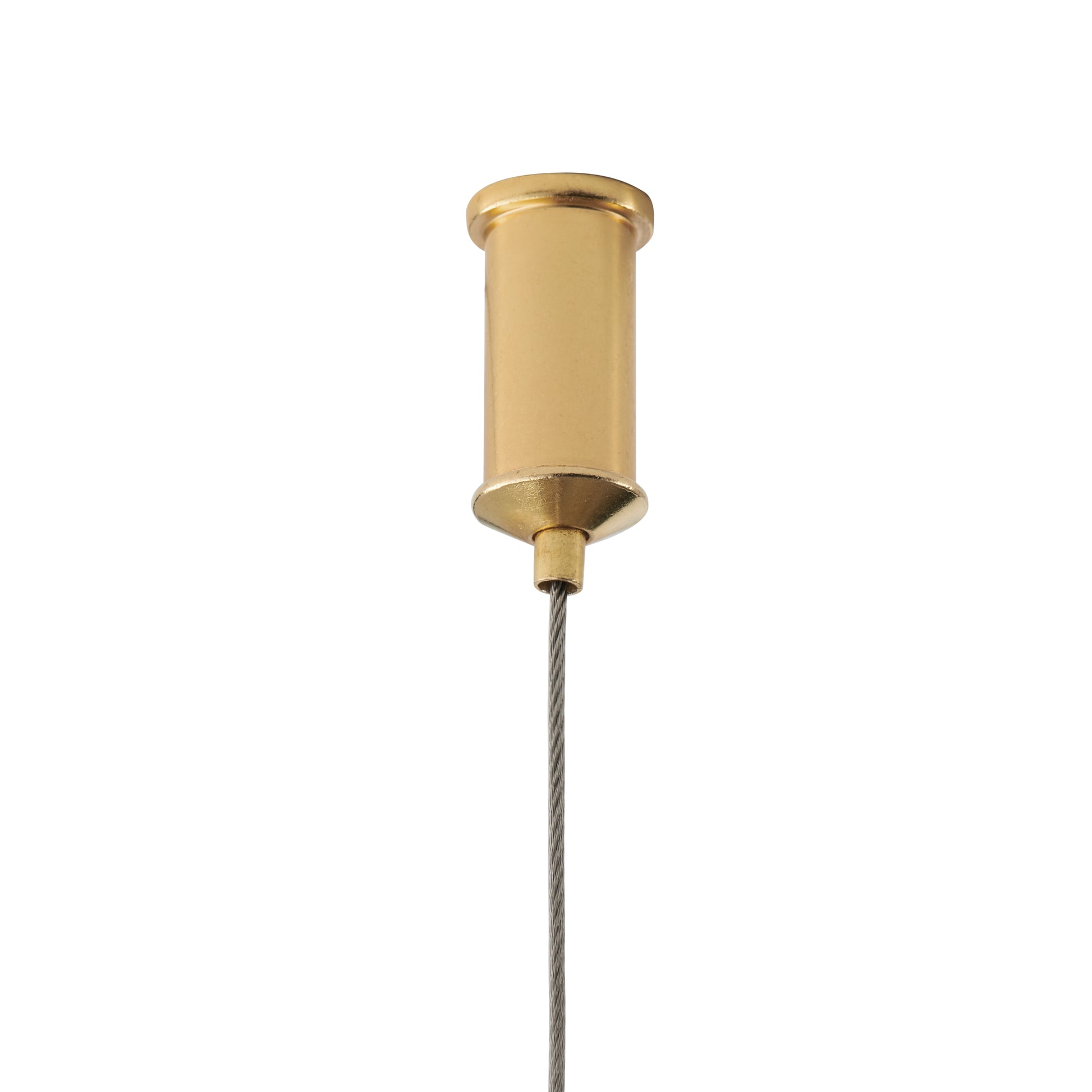 Lampa wisząca LONGIN-120 - LED, złota listwa ze szklaną obudową
