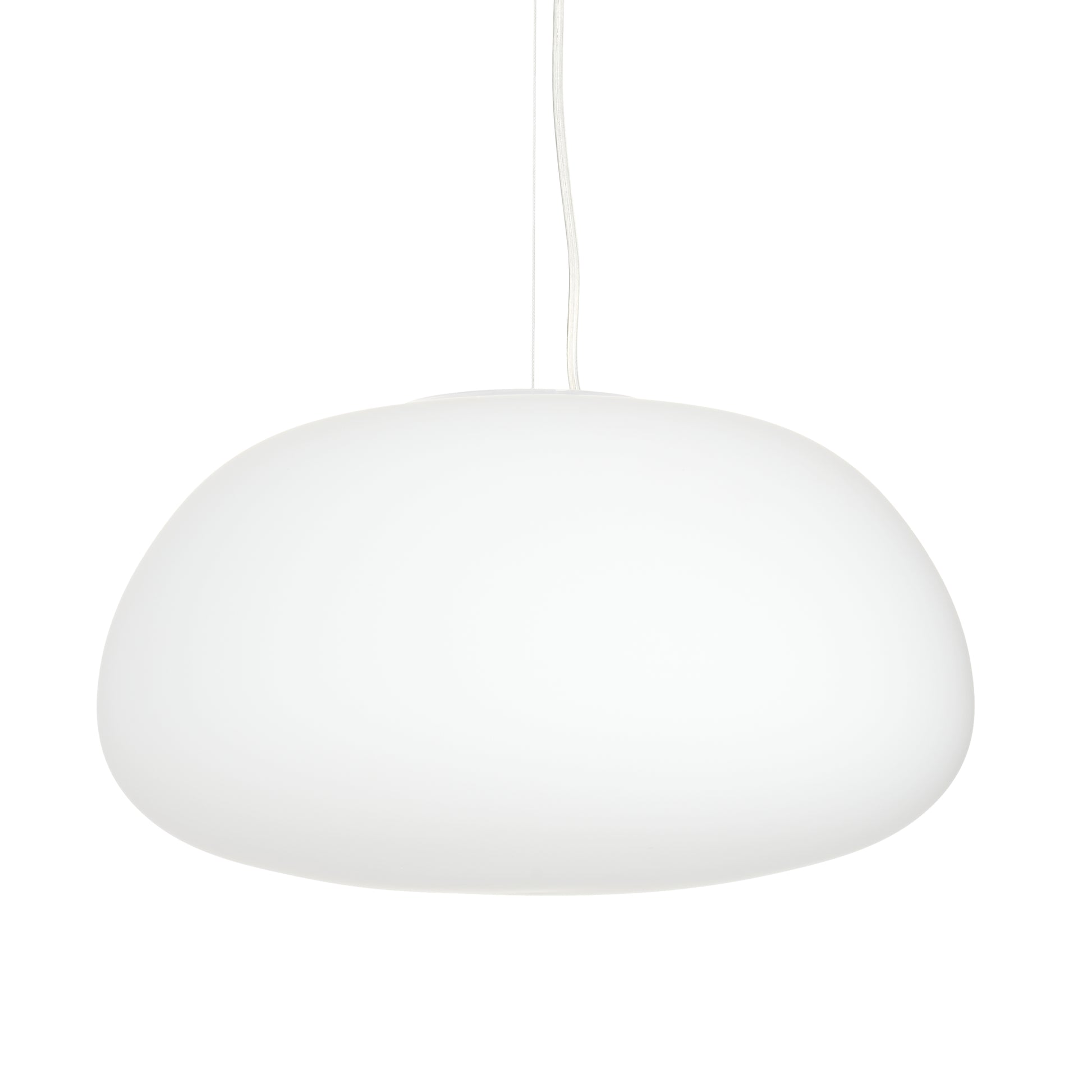 Lampa wisząca LUCIDUM FLAT biała 40 cm