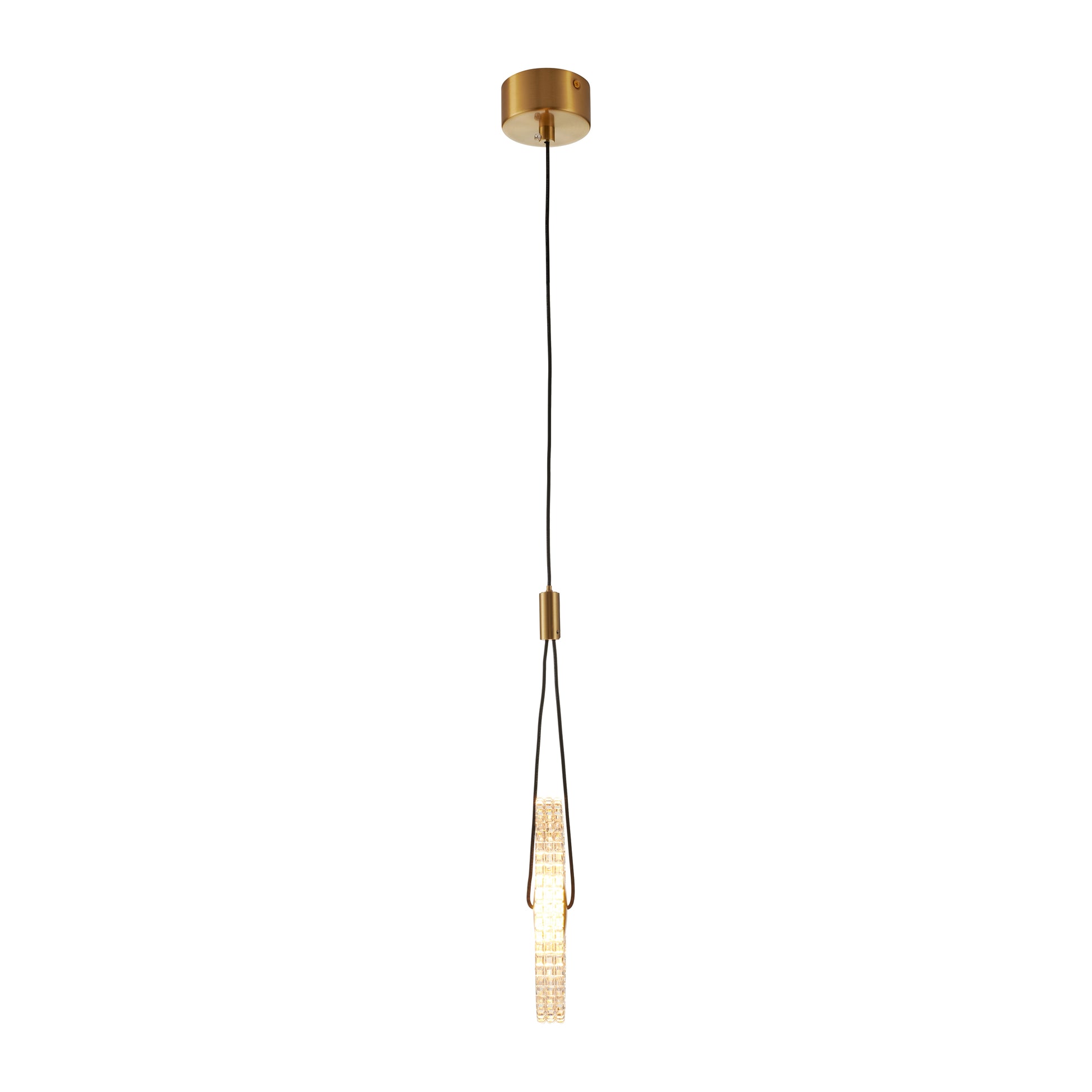 Lampa wisząca SUNBLAST - LED 20 cm, złota