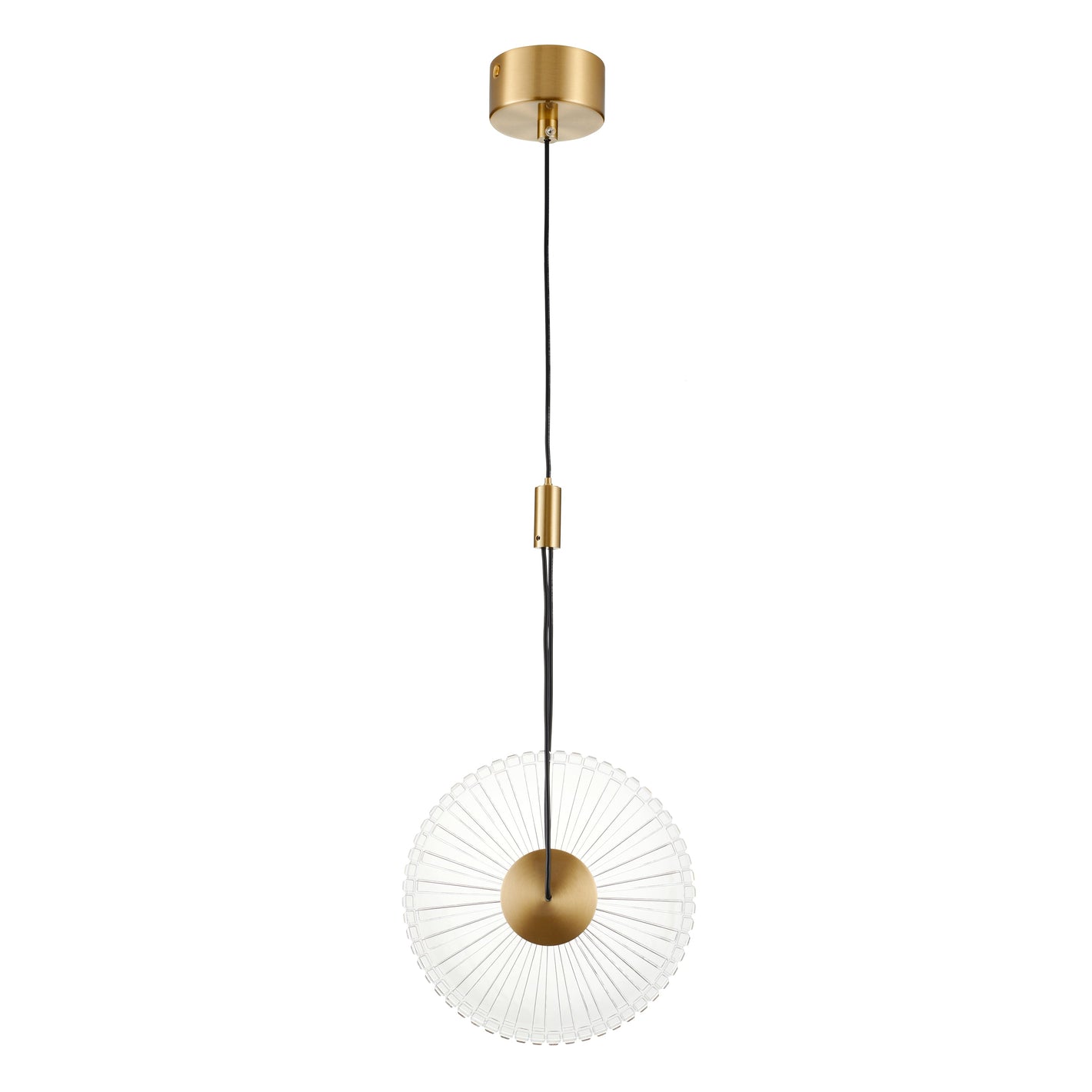 Lampa wisząca SUNBLAST - LED 20 cm, złota