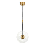 Lampa wisząca SUNBLAST - LED 20 cm, złota