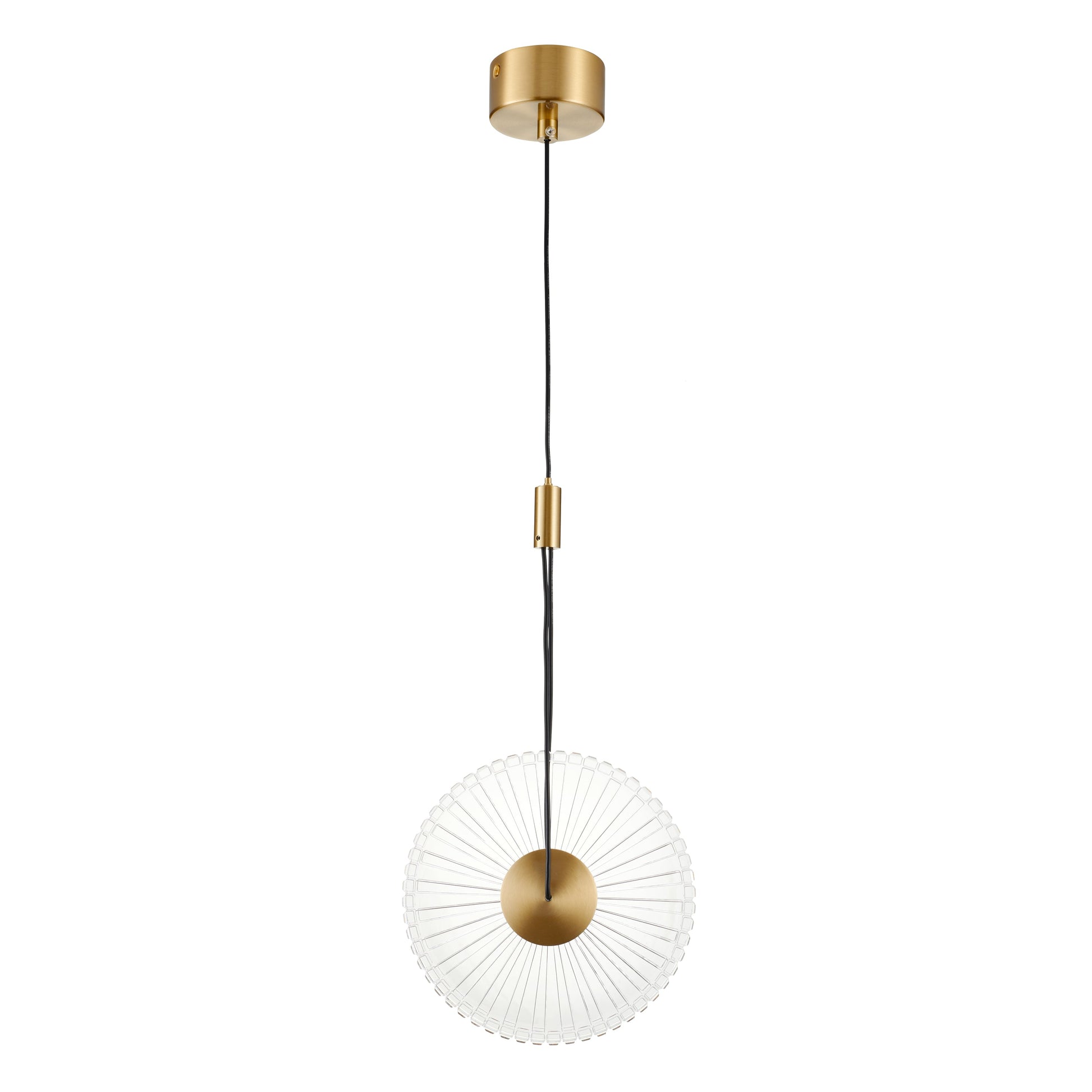 Lampa wisząca SUNBLAST - LED 20 cm, złota