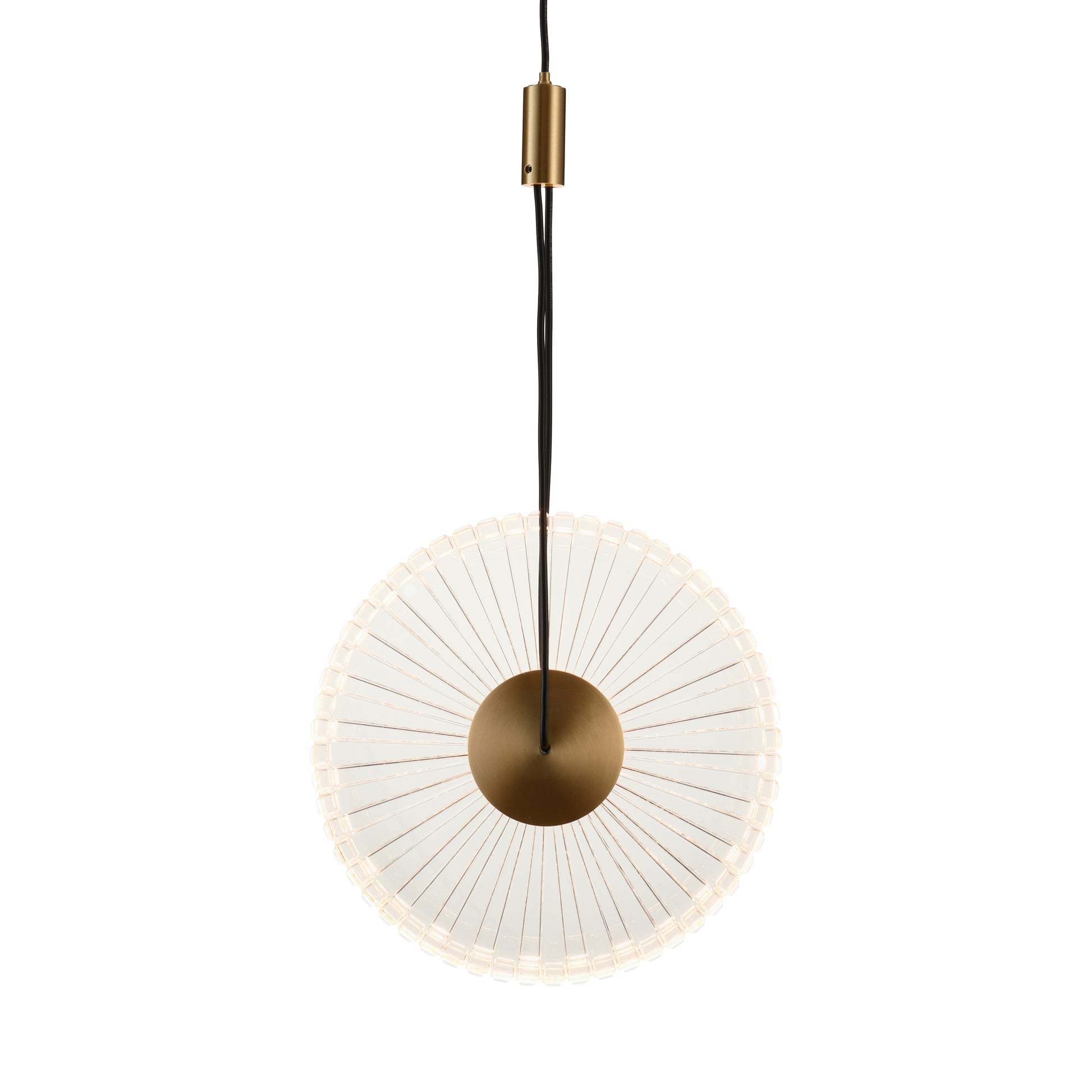Lampa wisząca SUNBLAST - LED 20 cm, złota