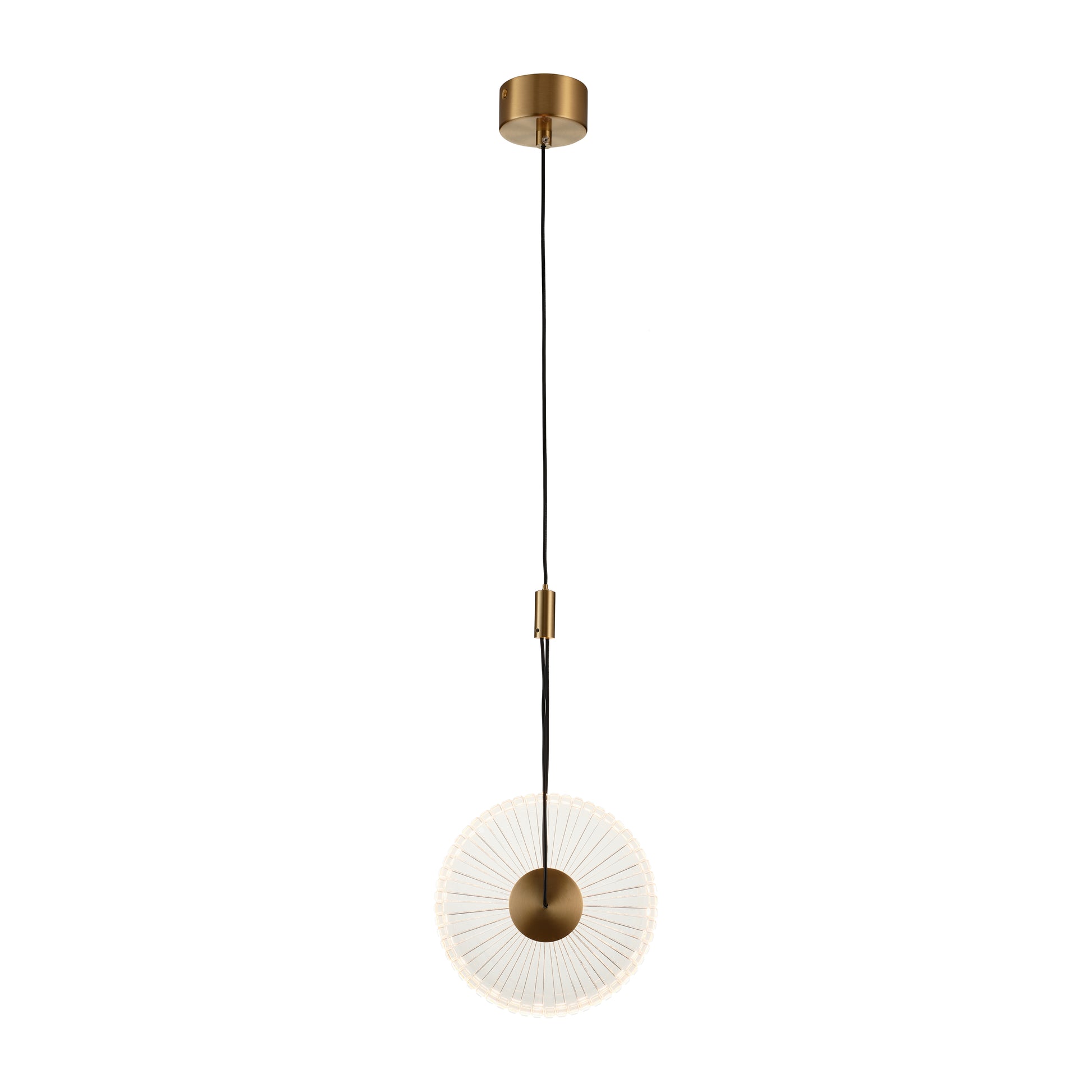 Lampa wisząca SUNBLAST - LED 20 cm, złota