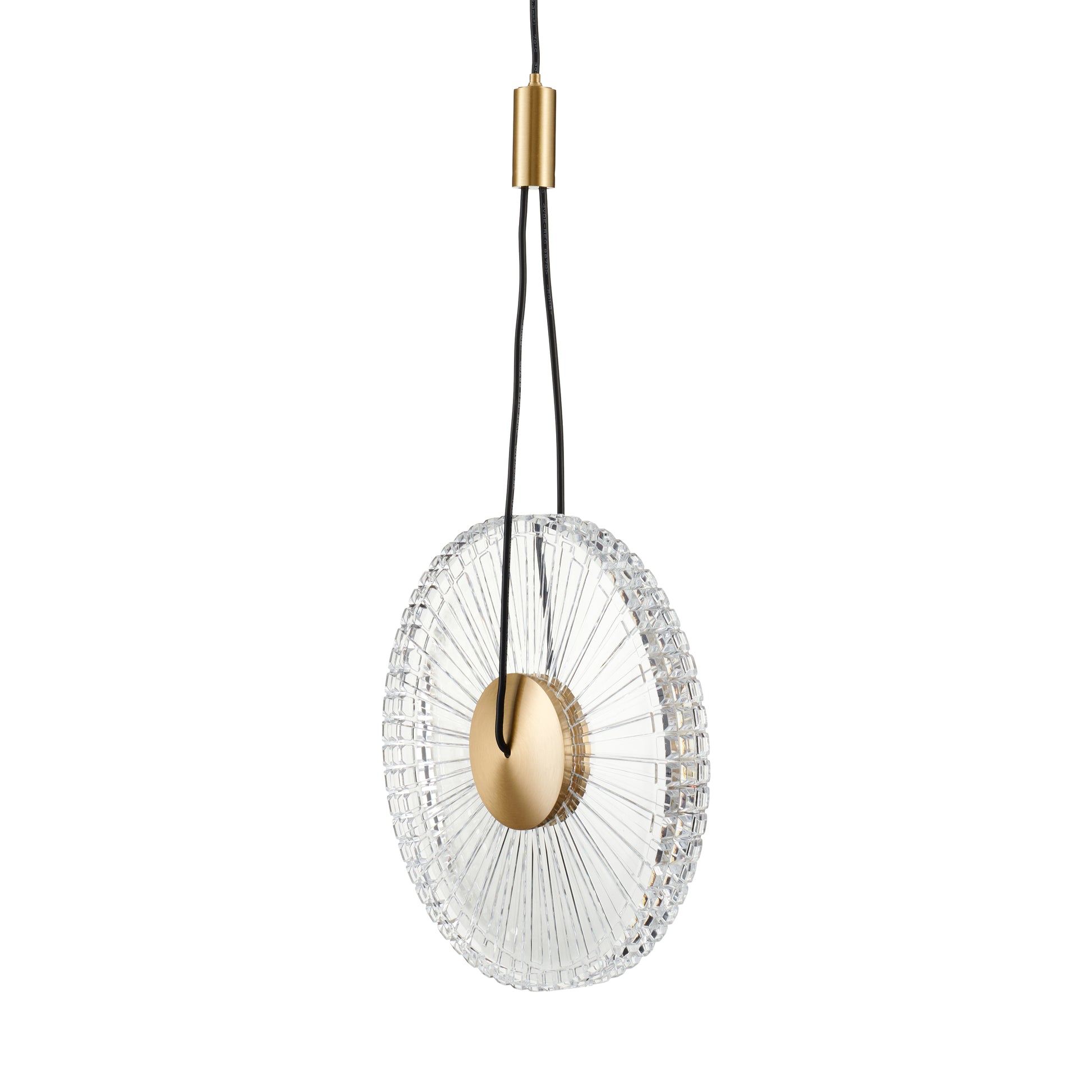 Lampa wisząca SUNBLAST - LED 20 cm, złota