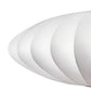 Lampa wisząca SILK FLAT biała 60 cm - nowoczesna i minimalistyczna
