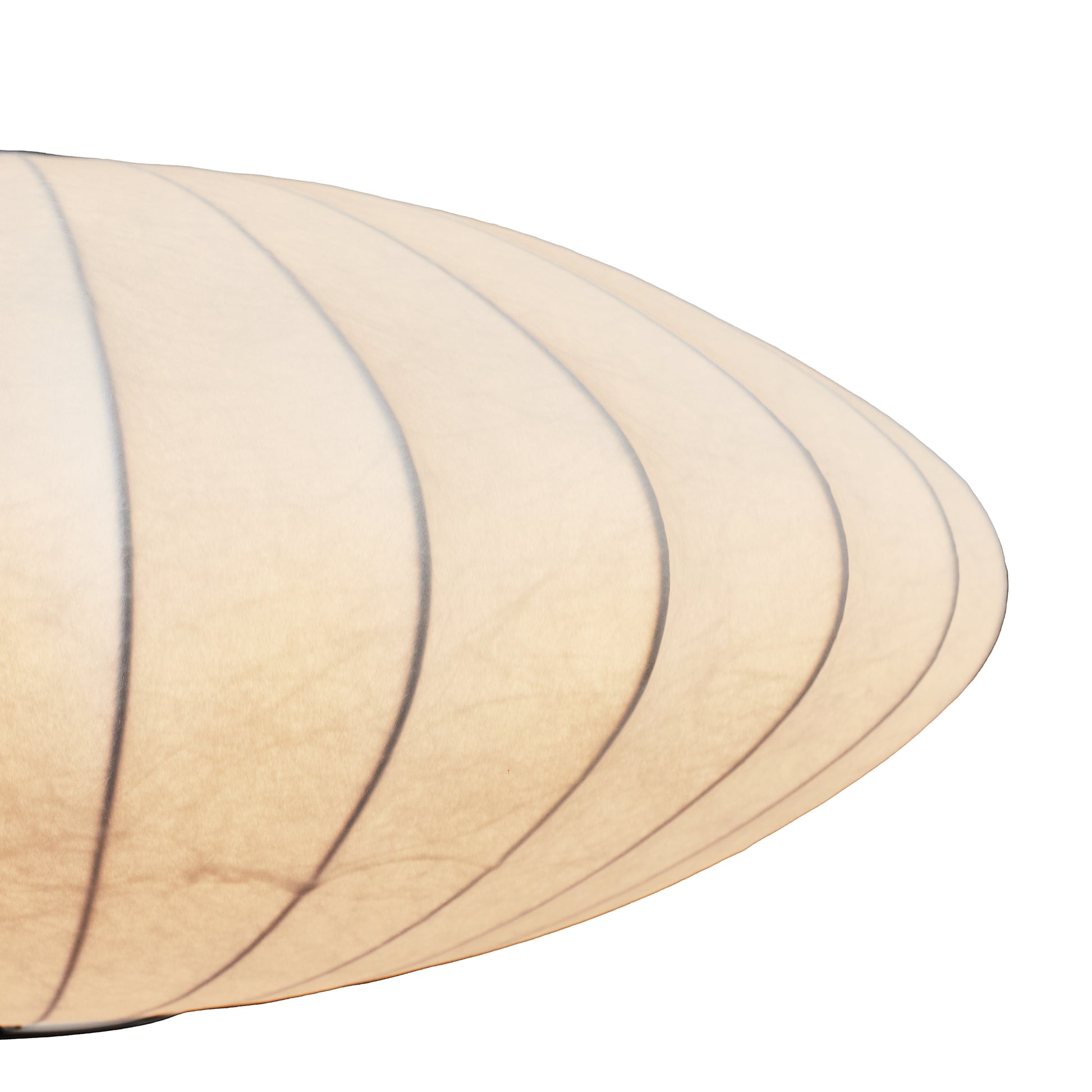Lampa wisząca SILK FLAT biała 60 cm - nowoczesna i minimalistyczna