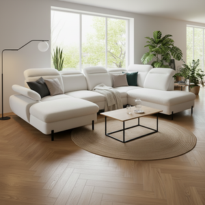 Sofa Sienna – jasna aranżacja skandynawska
